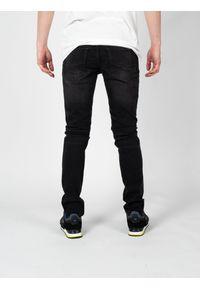 Diesel Jeansy "Tepphar-X" | 00SWID-RM064-02 | Mężczyzna | Czarny. Stan: obniżony. Kolor: czarny. Wzór: aplikacja. Styl: klasyczny, elegancki