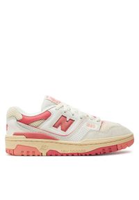 New Balance Sneakersy 550 V1 GSB550VR Biały. Kolor: biały. Materiał: skóra