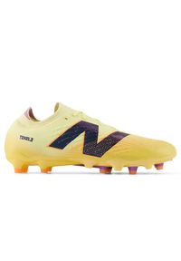 Korki męskie New Balance TEKELA PRO FG V4+ ST1FLJ45 – żółte. Kolor: żółty. Materiał: włókno, guma, nylon. Szerokość cholewki: normalna. Sport: bieganie #1