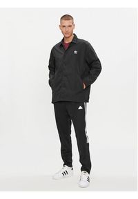 Adidas - adidas Kurtka przejściowa Coach IA6371 Czarny Regular Fit. Kolor: czarny. Materiał: syntetyk