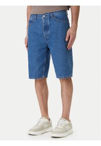 Hugo - HUGO Szorty jeansowe Skate 50555993 Niebieski Straight Fit. Kolor: niebieski. Materiał: bawełna #1