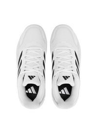 Adidas - adidas Buty do tenisa CourtJam Control 3 Tennis IF7888 Biały. Kolor: biały. Materiał: mesh. Sport: tenis #5