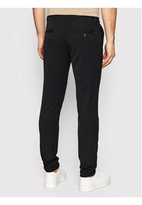 Jack & Jones - Jack&Jones Spodnie materiałowe Marco 12159954 Czarny Slim Fit. Kolor: czarny. Materiał: syntetyk