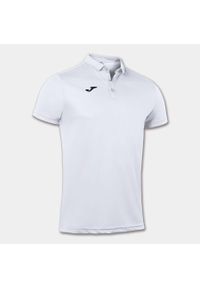 Koszulka polo do tenisa męska Joma Hobby. Typ kołnierza: polo. Kolor: biały. Materiał: poliester. Sport: tenis #1