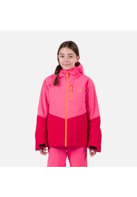 Kurtka narciarska dziecięca Rossignol Wispile. Kolor: różowy. Sezon: zima. Sport: narciarstwo #1