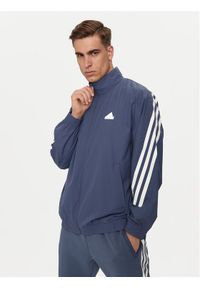 Adidas - adidas Bluza Future Icons 3-Stripes IR9237 Niebieski Loose Fit. Kolor: niebieski. Materiał: syntetyk #1