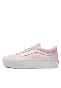 Vans Tenisówki Ua Old Skool Platform VN0A5KRGV1C1 Różowy. Kolor: różowy. Materiał: materiał. Obcas: na platformie #6