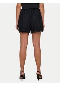 only - ONLY Szorty materiałowe Lou 15313167 Czarny Loose Fit. Kolor: czarny. Materiał: bawełna #4