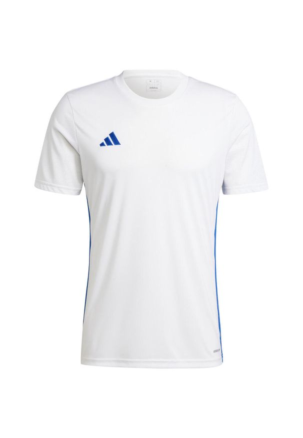 Adidas - Koszulka męska adidas Tabela 23 Jersey. Kolor: biały, wielokolorowy, niebieski. Materiał: jersey