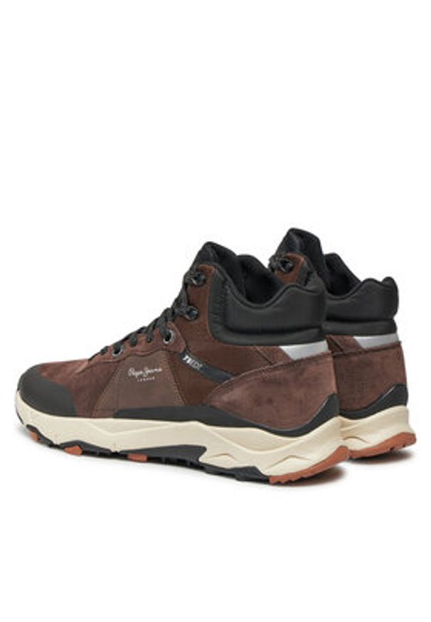 Pepe Jeans Sneakersy PMS60030 Fioletowy. Kolor: fioletowy. Materiał: skóra