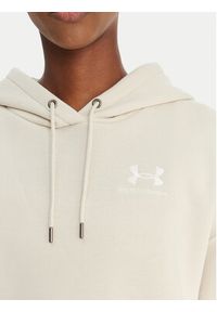 Under Armour Bluza UA Icon Fleece 1379495 Écru Regular Fit. Kolor: kremowy. Materiał: bawełna #5