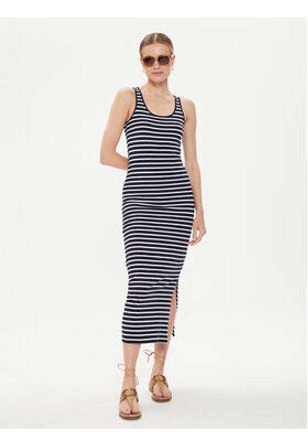 Vero Moda Sukienka letnia My Soft 10305782 Granatowy Tight Fit. Kolor: niebieski. Materiał: bawełna. Sezon: lato
