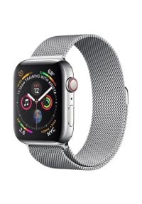 APPLE Watch 4 Cellular 44mm (Srebrny z bransoletą mediolańską w kolorze srebrnym). Kolor: srebrny #1