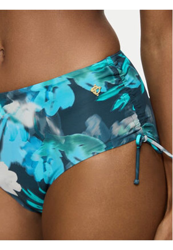 Triumph Dół od bikini Summer Fleur 10222330 Niebieski. Kolor: niebieski. Materiał: syntetyk