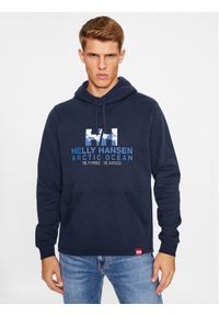 Helly Hansen Bluza Ocean 30361 Granatowy Regular Fit. Kolor: niebieski. Materiał: bawełna