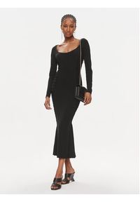 Pinko Sukienka koktajlowa Antiope 103101 A1L0 Czarny Regular Fit. Kolor: czarny. Materiał: wiskoza. Styl: wizytowy #4