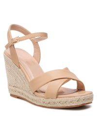 Jenny Fairy Espadryle WSS20476-01 Beżowy. Kolor: beżowy. Materiał: skóra #1