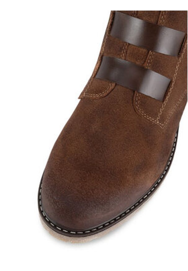 Remonte Botki D1A76-20 Brązowy. Kolor: brązowy. Materiał: skóra