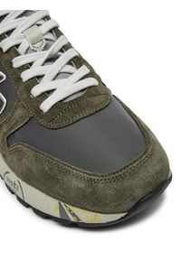 Premiata Sneakersy Mick 6566M Khaki. Kolor: brązowy. Materiał: skóra, zamsz