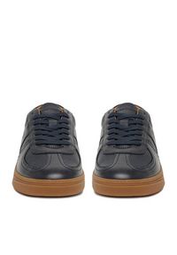Guess Jeans Sneakersy EO-ORTEGO-01 126AM Granatowy. Kolor: niebieski. Materiał: skóra #9