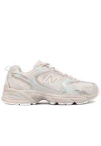 Buty New Balance MR530AA1 - beżowe. Okazja: na co dzień. Kolor: beżowy. Materiał: tworzywo sztuczne, materiał, syntetyk. Szerokość cholewki: normalna. Sezon: lato #1