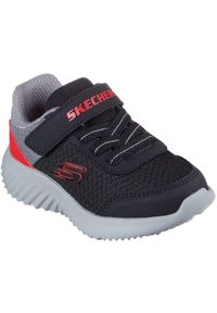 skechers - Adidasy Skechers Bounder - Trezic, Dzieci. Kolor: czarny. Materiał: materiał