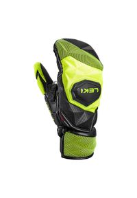 Leki - Rękawice narciarskie męskie LEKI WCR Venom SL 3D Mitt. Kolor: czarny, wielokolorowy, żółty. Sezon: zima. Sport: narciarstwo