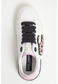 Dolce & Gabbana - Sneakersy damskie skórzane Portofino Vintage DOLCE & GABBANA. Materiał: skóra #2