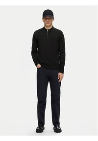 Selected Homme Sweter 16094271 Czarny Regular Fit. Kolor: czarny. Materiał: bawełna #5