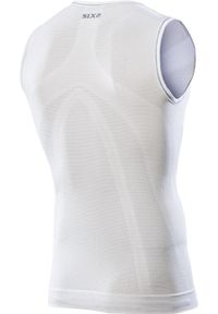 SIXS - Tank top Sixs SMX. Kolor: biały. Długość rękawa: bez rękawów. Sport: kolarstwo