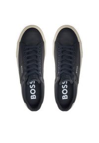 BOSS - Boss Sneakersy Aiden Tenn Flpp 50517289 Granatowy. Kolor: niebieski. Materiał: skóra #4