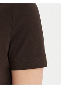 Guess T-Shirt V6RI07 J1314 Brązowy Regular Fit. Kolor: brązowy. Materiał: bawełna #3