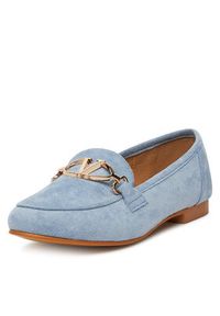 DeeZee Loafersy 200-1 Niebieski. Kolor: niebieski. Materiał: materiał