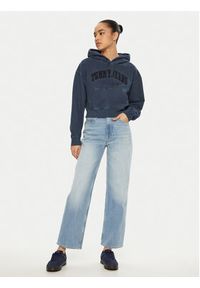 Tommy Jeans Bluza DW0DW19413 Granatowy Boxy Fit. Kolor: niebieski. Materiał: bawełna #4