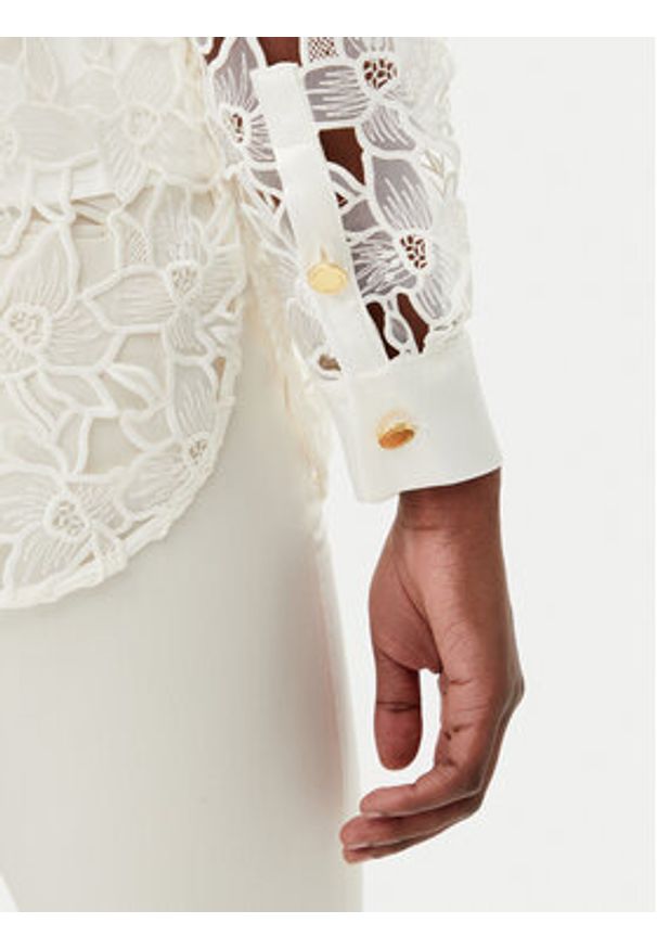 Marciano Guess Koszula 5GGH35 7318A Écru Regular Fit. Materiał: syntetyk