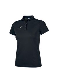 Koszulka polo do tenisa damska Joma Hobby. Typ kołnierza: polo. Kolor: czarny. Sport: tenis #1