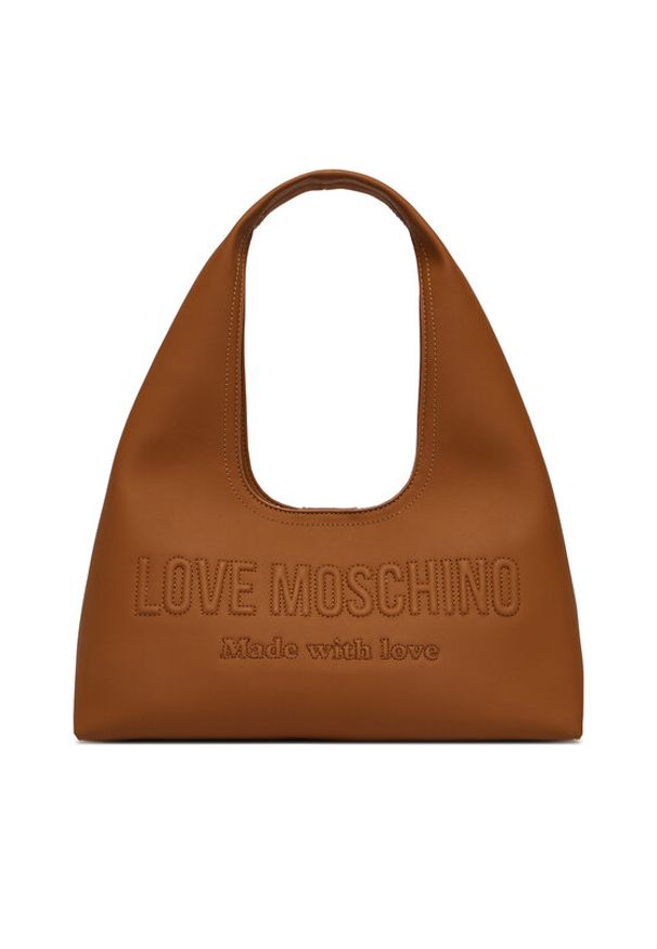 Love Moschino - LOVE MOSCHINO Torebka JC4047PP0OLE0200 Brązowy. Kolor: brązowy. Materiał: skórzane