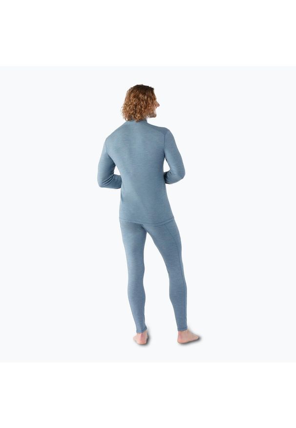 Bluza męska Smartwool Classic Thermal Merino Base Layer 1/4 Zip Boxed. Kolor: niebieski