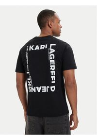 Karl Lagerfeld Jeans T-Shirt B2M17090 Czarny Relaxed Fit. Kolor: czarny. Materiał: bawełna #1