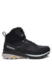 Trekkingi Dolomite. Kolor: czarny. Technologia: Gore-Tex. Sport: turystyka piesza