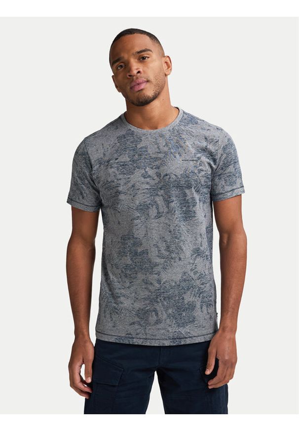 Petrol Industries T-Shirt M-1050-TSR650 Granatowy Regular Fit. Kolor: niebieski. Materiał: bawełna