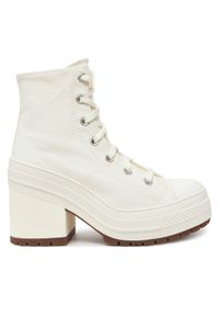 Converse Botki Chuck 70 De Luxe Heel A05348C Écru. Materiał: materiał