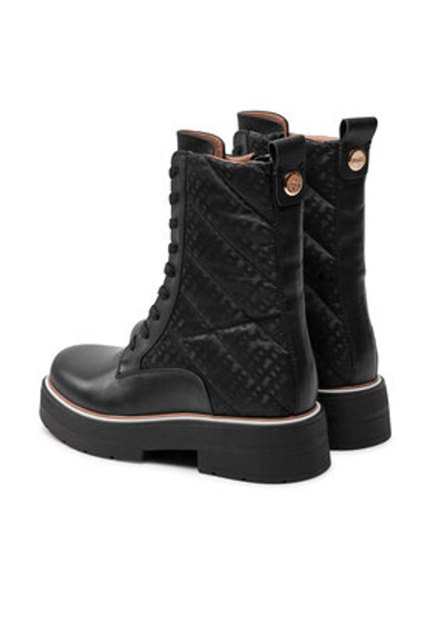 BOSS Trzewiki Rebby LUBootie CBBNY 50523588 Czarny. Kolor: czarny. Materiał: skóra