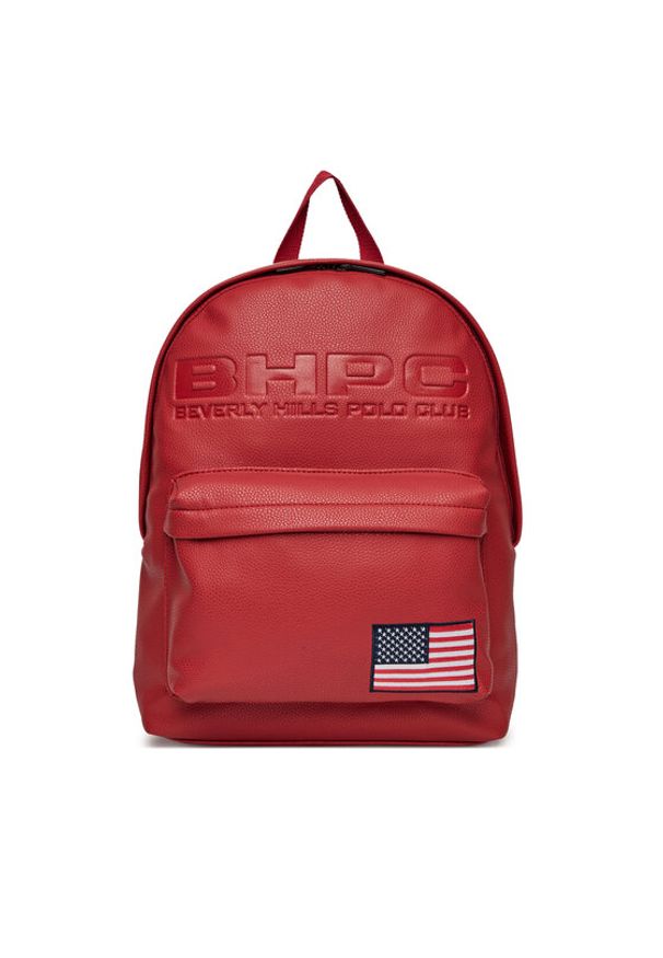 Beverly Hills Polo Club Plecak BHPC-H-001-08 Czerwony. Kolor: czerwony. Materiał: materiał, syntetyk