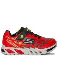 skechers - Buty do chodzenia niemowlęce Skechers 400137NRDBK. Zapięcie: rzepy. Kolor: czerwony. Materiał: materiał, syntetyk, tkanina. Szerokość cholewki: normalna. Model: Skechers Sport. Sport: turystyka piesza