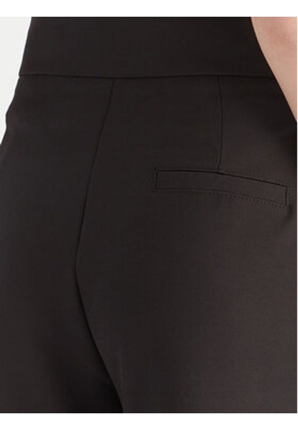 Maryley Spodnie materiałowe 25IB680/M17 Czarny Regular Fit. Kolor: czarny. Materiał: syntetyk