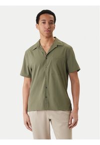 Calvin Klein Koszula LV04LF109G Zielony Classic Fit. Kolor: zielony. Materiał: syntetyk #1