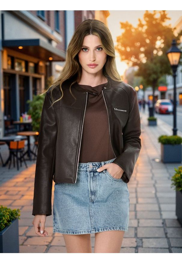 Sinsay - Spódnica jeansowa mini - niebieski. Kolor: niebieski. Materiał: jeans