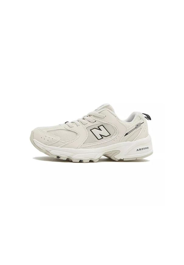 Buty do chodzenia dla dzieci New Balance Nb 530. Zapięcie: sznurówki. Kolor: biały. Materiał: syntetyk, tkanina, materiał. Szerokość cholewki: normalna. Sport: turystyka piesza