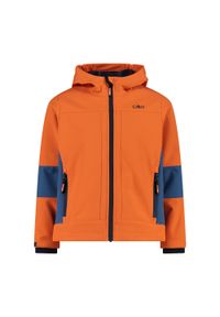 Kurtka dziecięca turystyczna CMP 3A00094. Kolor: pomarańczowy. Materiał: softshell. Styl: sportowy #1